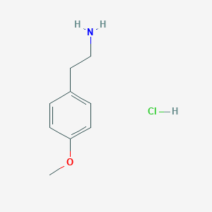 molecular formula C9H14ClNO B032236 2-(4-Methoxyphenyl)ethanamine hydrochloride CAS No. 645-58-9