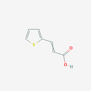 molecular formula C7H6O2S B032238 3-(2-Thienyl)acrylic acid CAS No. 1124-65-8