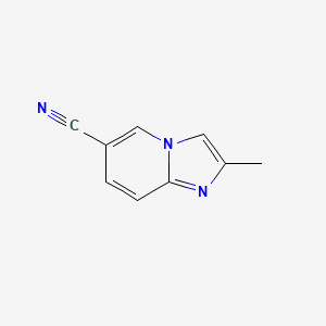 molecular formula C9H7N3 B3223890 2-Methylimidazo[1,2-A]pyridine-6-carbonitrile CAS No. 1226000-76-5