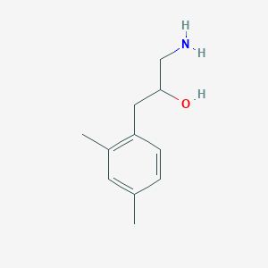molecular formula C11H17NO B3223897 1-Amino-3-(2,4-dimethylphenyl)propan-2-ol CAS No. 1226151-41-2