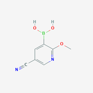 (5-Cyano-2-methoxypyridin-3-yl)boronic acid