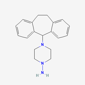 4-(10,11-Dihydro-5H-dibenzo[a,d][7]annulen-5-yl)piperazin-1-amine