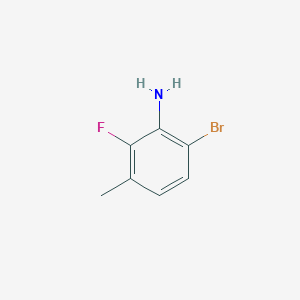 molecular formula C7H7BrFN B3224466 6-Bromo-2-fluoro-3-methylaniline CAS No. 1232407-25-8