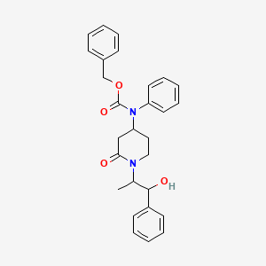 2-(4-N-Cbz-phenylamino-2-oxo-piperidin-1-yl)-1-Phenylpropanol