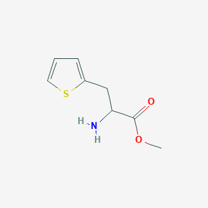 molecular formula C8H11NO2S B3224910 Methyl 2-amino-3-(thiophen-2-yl)propanoate CAS No. 124234-45-3