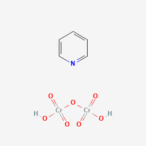 molecular formula C5H7Cr2NO7 B3225012 hydroxy-(hydroxy(dioxo)chromio)oxy-dioxochromium;pyridine CAS No. 124367-45-9