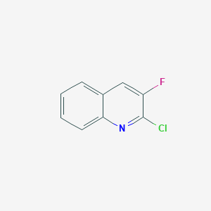 molecular formula C9H5ClFN B3225051 2-chloro-3-fluoroquinoline CAS No. 124467-21-6
