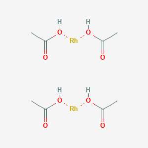 molecular formula C₈H₁₂O₈R₂ B032251 Dirhodium tetraacetate CAS No. 15956-28-2