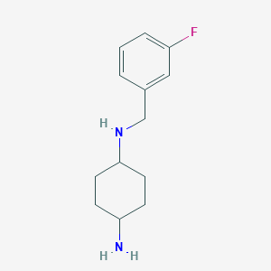 molecular formula C13H19FN2 B3225649 N-(3-Fluoro-benzyl)-cyclohexane-1,4-diamine CAS No. 1250888-09-5