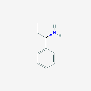 molecular formula C9H13N B032257 (S)-(-)-1-Amino-1-phenylpropane CAS No. 3789-59-1
