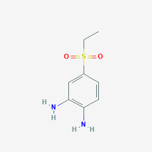 molecular formula C8H12N2O2S B3225755 4-(Ethanesulfonyl)benzene-1,2-diamine CAS No. 125106-41-4