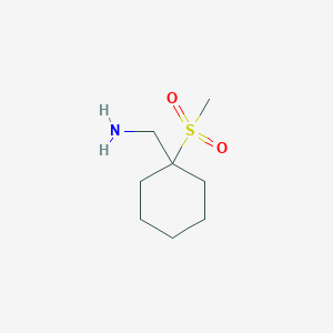 (1-Methanesulfonylcyclohexyl)methanamine