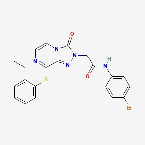 B3225820 3-[(benzyloxy)methyl]-5-[(4-tert-butylphenyl)sulfonyl]-1-methyl-4,5,6,7-tetrahydro-1H-pyrazolo[4,3-c]pyridine CAS No. 1251545-69-3
