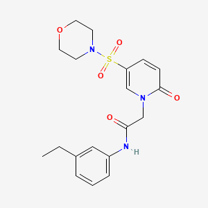 N-(3-ethylphenyl)-2-[5-(morpholin-4-ylsulfonyl)-2-oxopyridin-1(2H)-yl]acetamide
