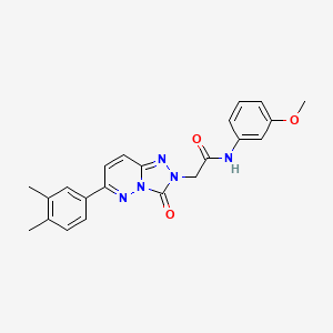 2-(6-(3,4-dimethylphenyl)-3-oxo-[1,2,4]triazolo[4,3-b]pyridazin-2(3H)-yl)-N-(3-methoxyphenyl)acetamide