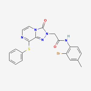 5-[(3-chlorophenyl)sulfonyl]-3-[5-(ethylthio)-4-methyl-4H-1,2,4-triazol-3-yl]-1-methyl-4,5,6,7-tetrahydro-1H-pyrazolo[4,3-c]pyridine