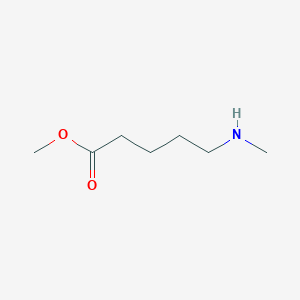 molecular formula C7H15NO2 B3226297 Methyl 5-(methylamino)pentanoate CAS No. 1253730-48-1
