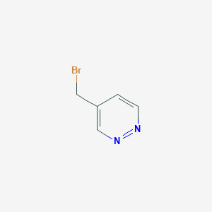 molecular formula C5H5BrN2 B3226300 4-(Bromomethyl)pyridazine CAS No. 1253790-86-1