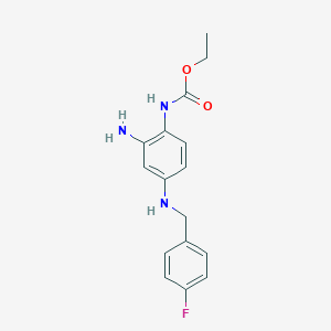 molecular formula C₁₆H₁₈FN₃O₂ B032265 Retigabine CAS No. 150812-12-7