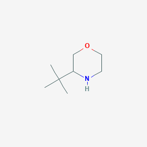 molecular formula C8H17NO B3227148 3-tert-Butyl-morpholine CAS No. 1260664-66-1