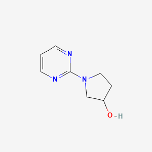 molecular formula C8H11N3O B3227451 1-(pyrimidin-2-yl)pyrrolidin-3-ol CAS No. 1261229-76-8