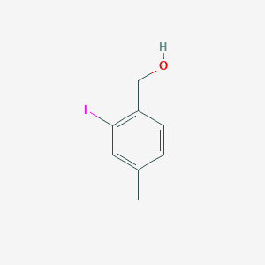 molecular formula C8H9IO B3228048 (2-Iodo-4-methylphenyl)methanol CAS No. 126156-20-5