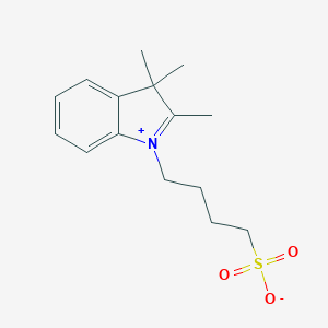 molecular formula C15H21NO3S B032281 2,3,3-Trimethyl-1-(4-sulfobutyl)-indolium, inner salt CAS No. 54136-26-4