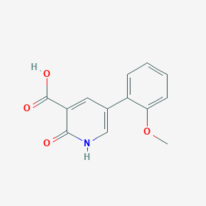 2-Hydroxy-5-(2-methoxyphenyl)nicotinic acid