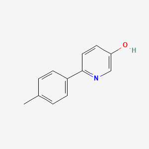 molecular formula C12H11NO B3228332 6-(4-Methylphenyl)pyridin-3-ol CAS No. 1262011-31-3