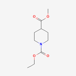 molecular formula C10H17NO4 B3228374 1-Ethyl 4-methyl piperidine-1,4-dicarboxylate CAS No. 126291-64-3