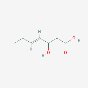 3-Hydroxy-4-heptenoic acid
