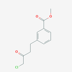 Methyl 3-(4-chloro-3-oxobutyl)benzoate