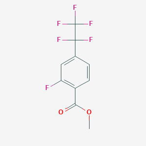 Methyl 2-fluoro-4-(pentafluoroethyl)benzoate