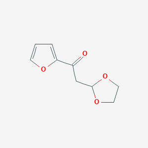 2-(1,3-Dioxolan-2-yl)-1-furan-2-yl-ethanone