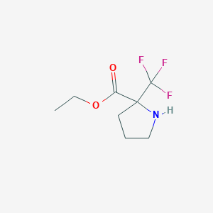 Ethyl 2-Trifluoromethyl-pyrrolidine-2-carboxylate