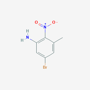 molecular formula C7H7BrN2O2 B3228632 5-Bromo-3-methyl-2-nitroaniline CAS No. 1266383-33-8