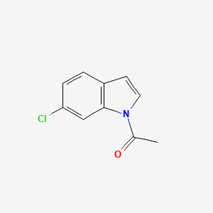 molecular formula C10H8ClNO B3228679 1-(6-Chloro-1H-indol-1-yl)ethanone CAS No. 126759-61-3