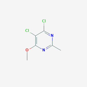 molecular formula C6H6Cl2N2O B3228693 4,5-Dichloro-6-methoxy-2-methylpyrimidine CAS No. 126804-42-0