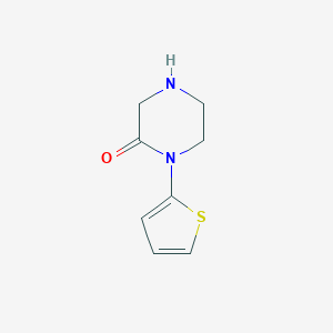 B3229269 1-(Thiophen-2-yl)piperazin-2-one CAS No. 1284355-06-1
