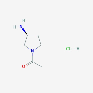 (S)-1-(3-Aminopyrrolidin-1-yl)ethanone hydrochloride