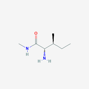 molecular formula C7H16N2O B3229353 (2S,3S)-2-amino-N,3-dimethylpentanamide CAS No. 128633-26-1
