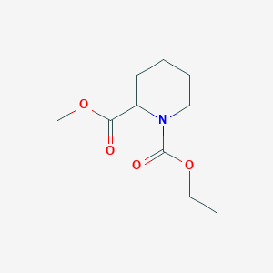 molecular formula C10H17NO4 B3229482 Methyl 1-ethoxycarbonyl CAS No. 128892-15-9