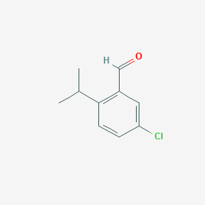 molecular formula C10H11ClO B3229541 5-Chloro-2-isopropylbenzaldehyde CAS No. 1289090-35-2
