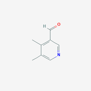 molecular formula C8H9NO B3229566 4,5-Dimethylnicotinaldehyde CAS No. 1289148-72-6