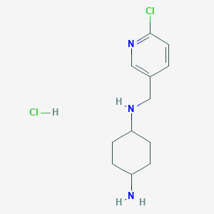 N1-((6-Chloropyridin-3-yl)methyl)cyclohexane-1,4-diamine hydrochloride
