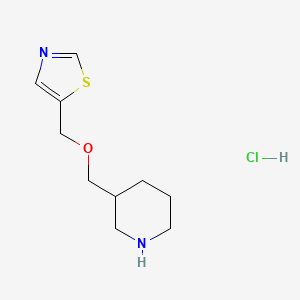 3-(Thiazol-5-ylmethoxymethyl)-piperidine hydrochloride