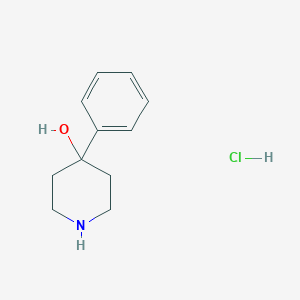 molecular formula C11H16ClNO B032299 4-Phenylpiperidin-4-ol hydrochloride CAS No. 5004-94-4