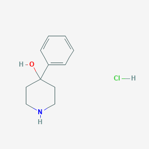 molecular formula C11H16ClNO B032299 4-Hydroxy-4-phenylpiperidine hydrochloride CAS No. 5004-94-4