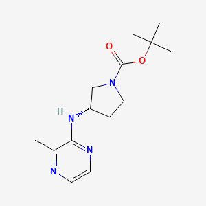 (S)-tert-Butyl 3-((3-methylpyrazin-2-yl)amino)pyrrolidine-1-carboxylate