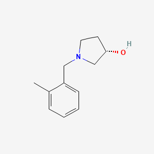 B3229944 (S)-1-(2-Methylbenzyl)pyrrolidin-3-ol CAS No. 1289584-96-8